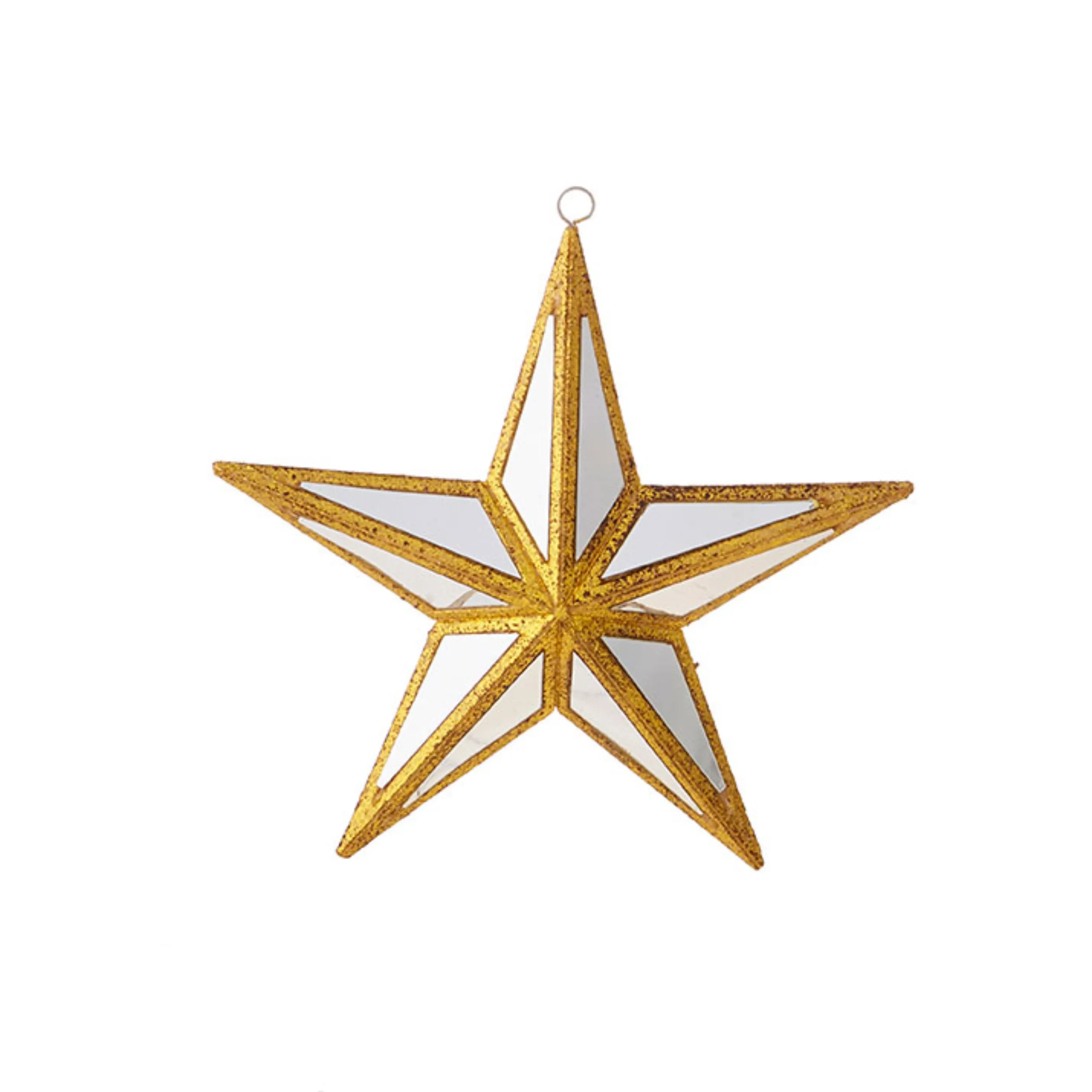 Mirrored Star Ornament, 6"