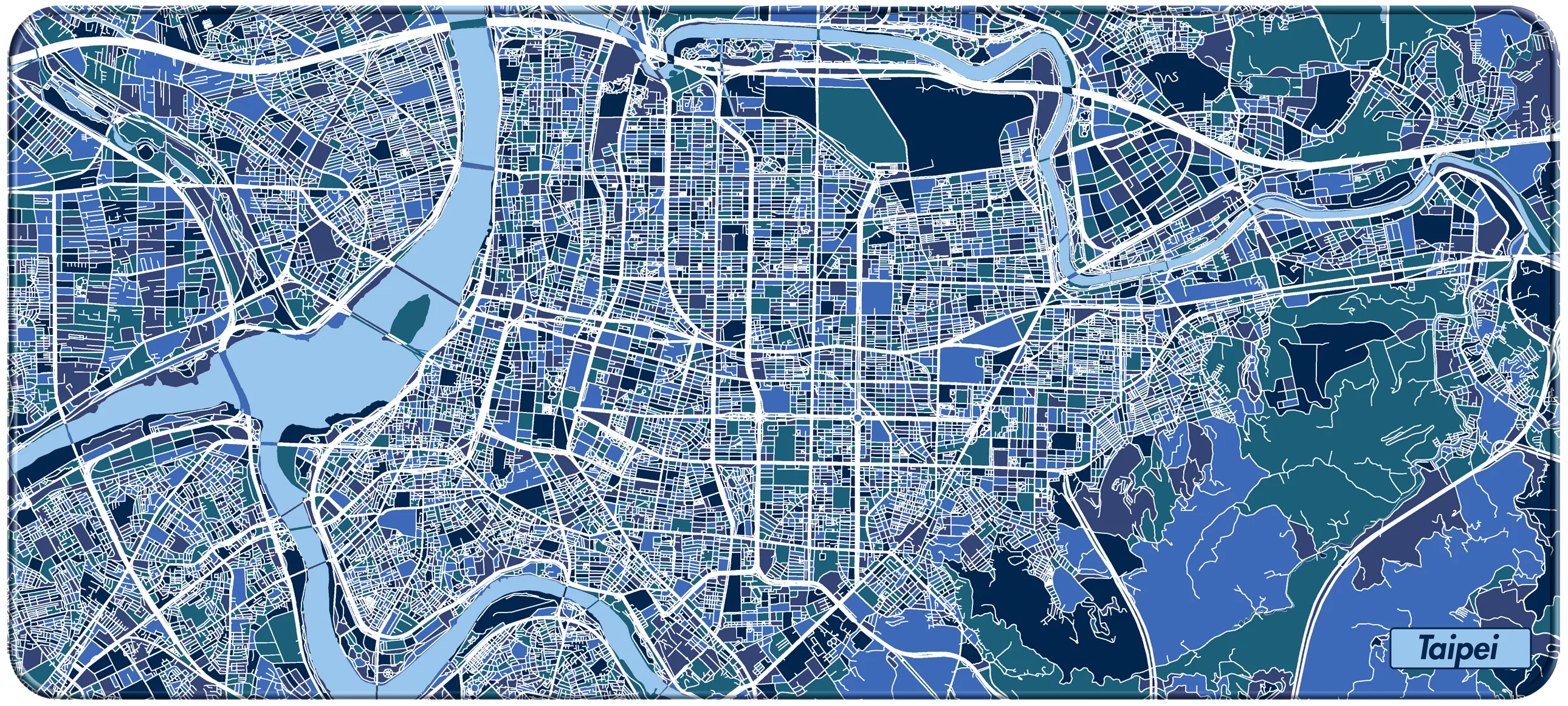 NANAMI DESIGN City Map Desk Mats Gen.2