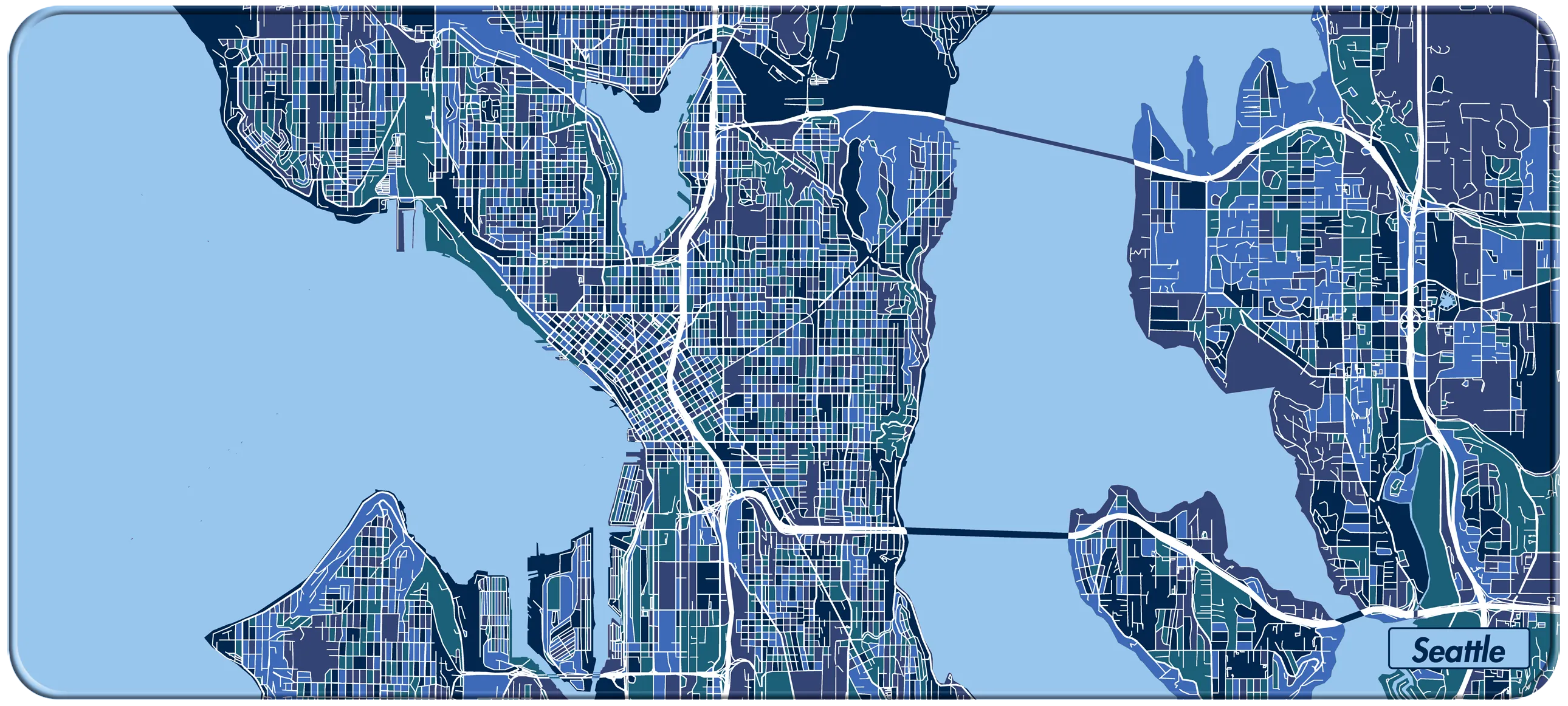 NANAMI DESIGN City Map Desk Mats Gen.2