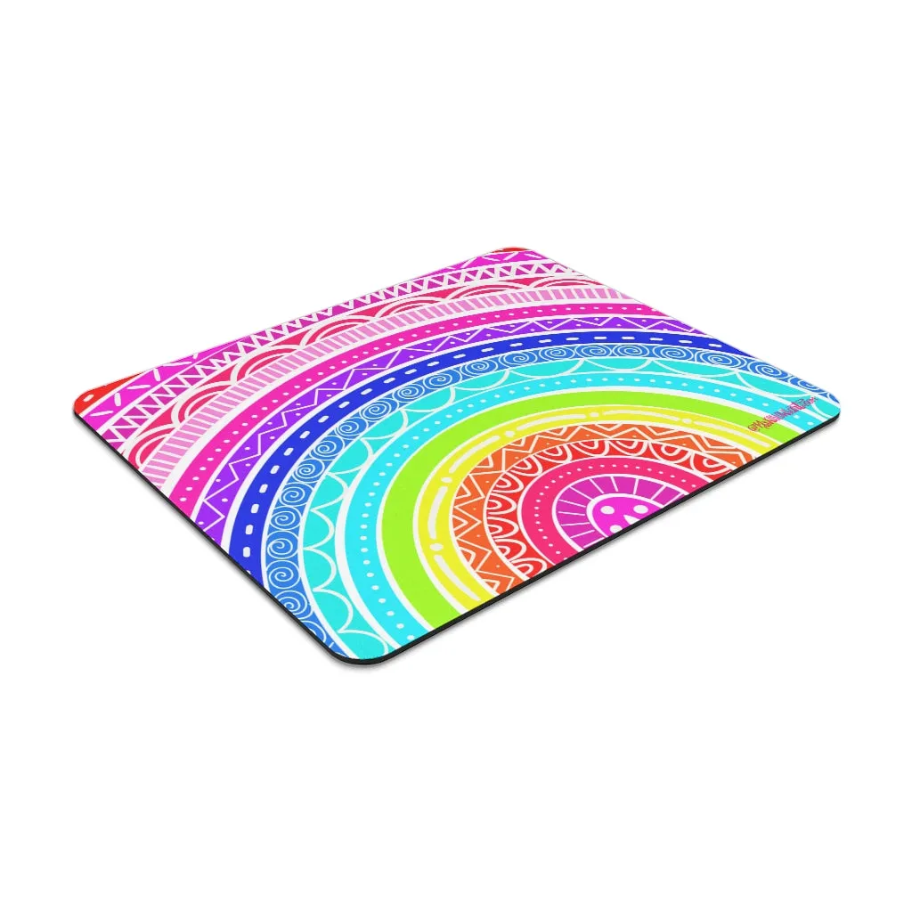 Neon Rainbow Mouse Pad (3mm Thick)