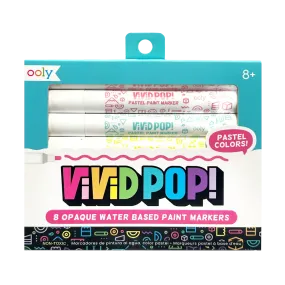 Ooly Vivid Pop! Water Based Paint Markers Pastel