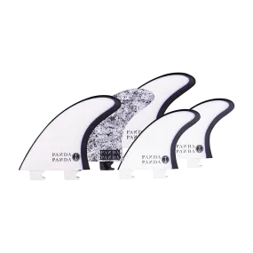 Panda 5 Fin - Black/White - Snap In