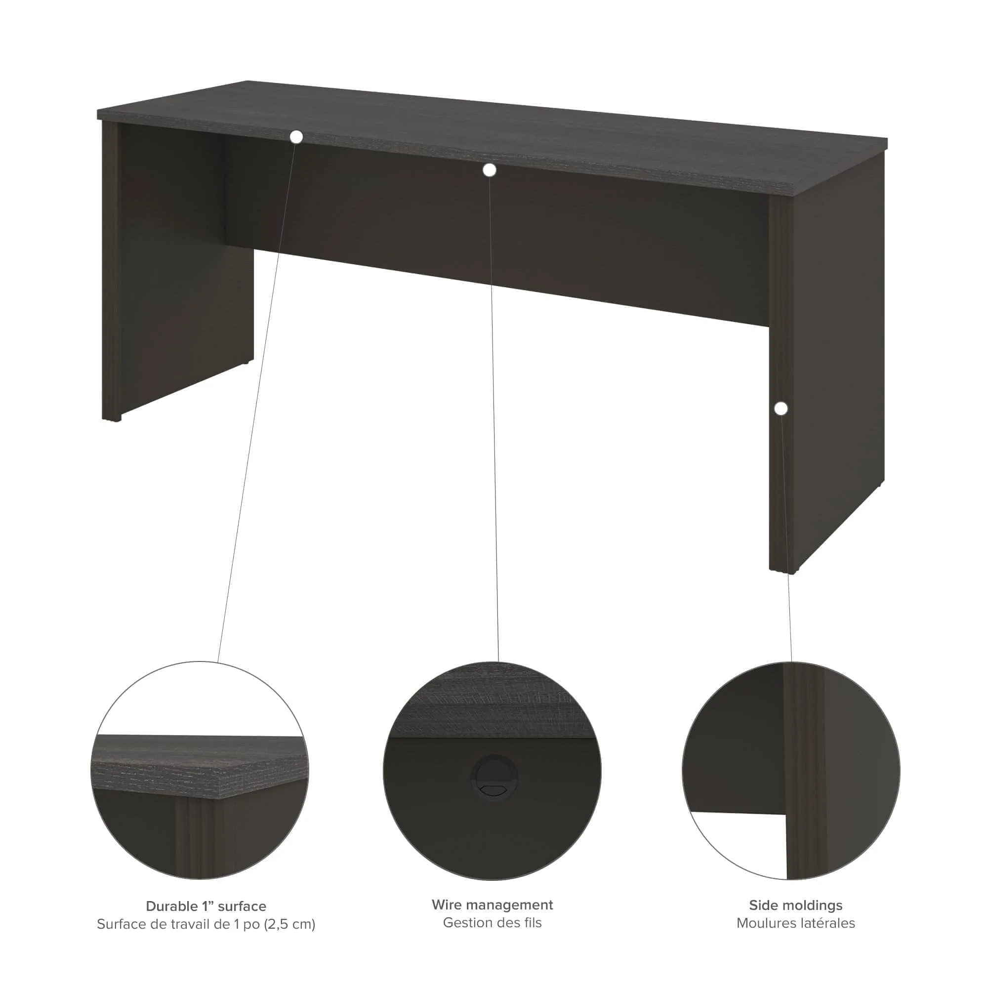 Prestige  Modern L-Shaped Office Desk with Two Pedestals and Hutch - Available in 2 Colours