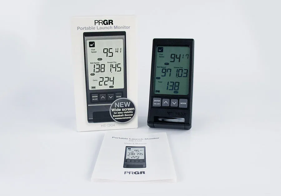 PRGR Black Pocket Golf Launch Monitor