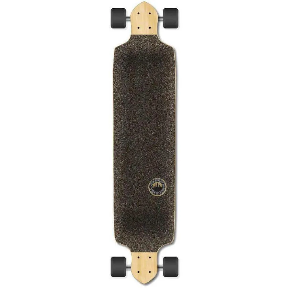 Punked Drop Down Black Digital Wave Downhill Longboard