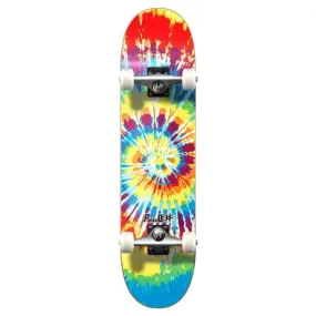 Punked Graphic Complete Skateboard - Tiedye Original