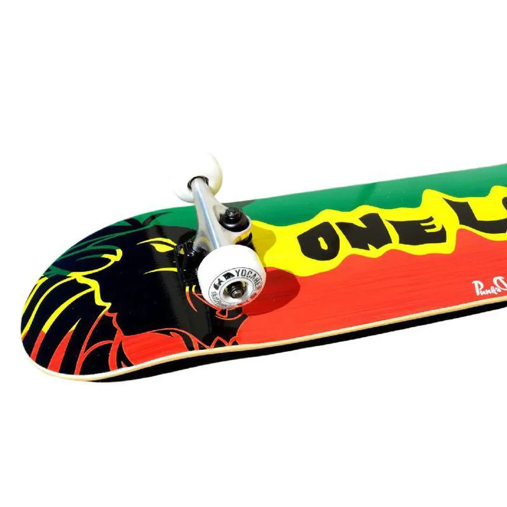 Punked Graphic Rasta 2 Complete Skateboard