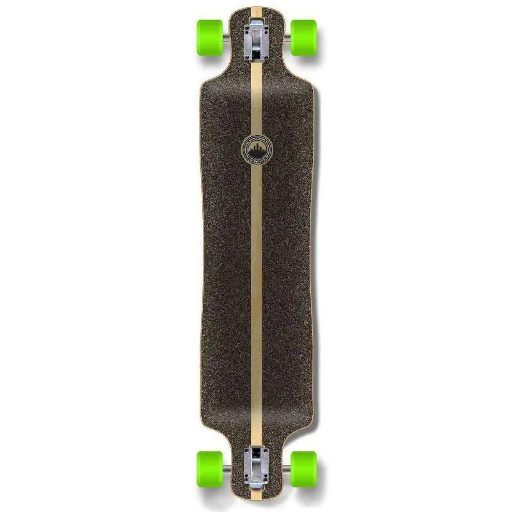 Punked Lowrider Blank Longboard Complete - Stained Black