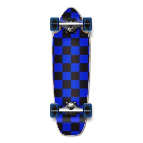 Punked Mini Cruiser Complete - Checker Blue