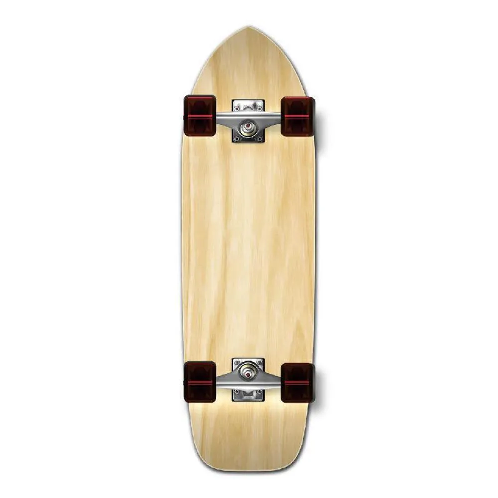 Punked Old School Blank Longboard Complete - Natural