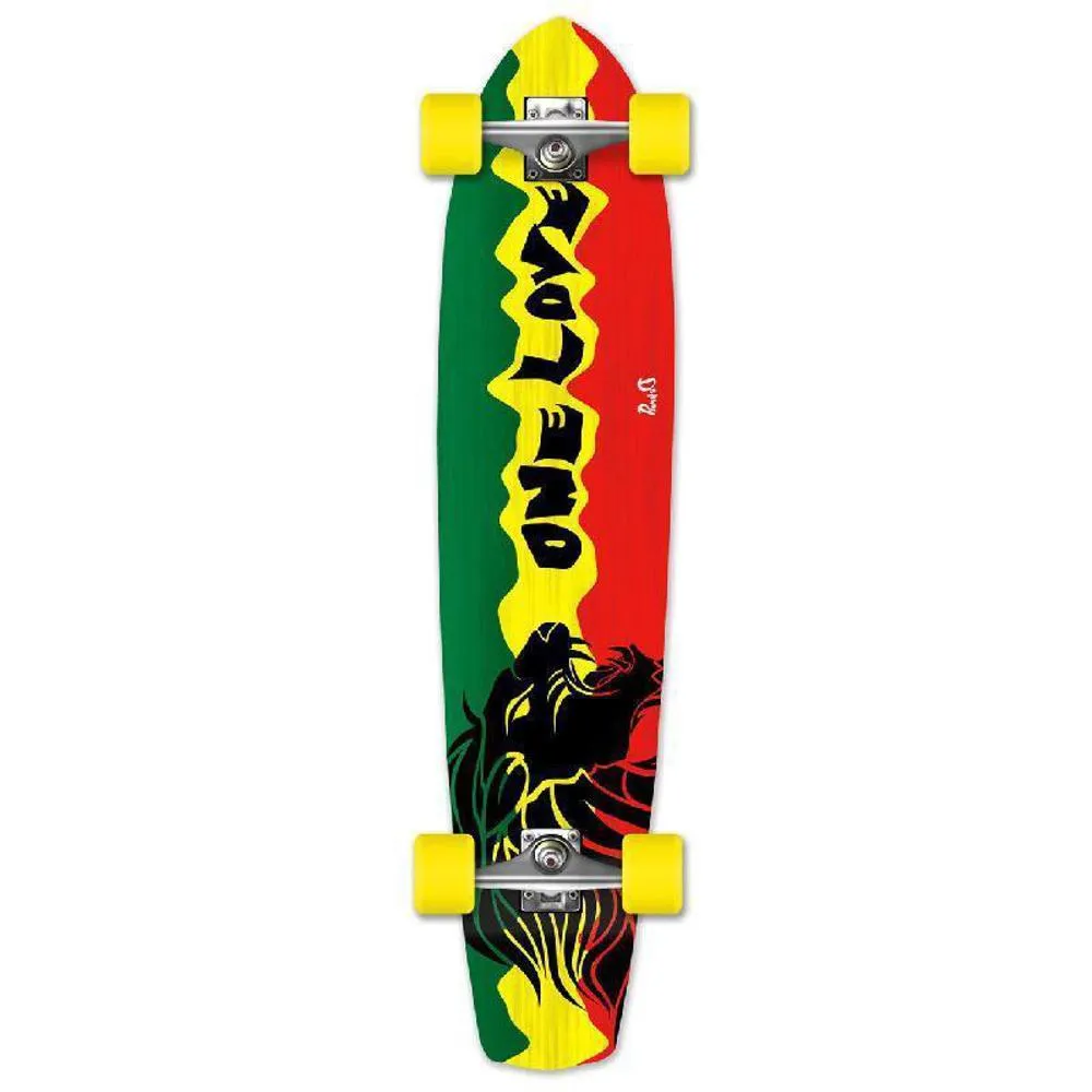 Punked Rasta 2 Slimkick Longboard