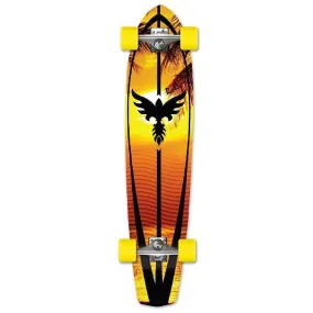 Punked Sunset Slimkick Longboard