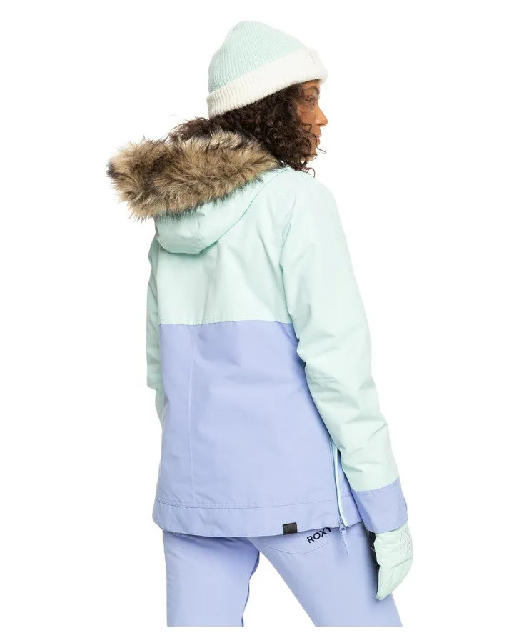 Roxy Shelter Womens Snow Jacket - Fair Aqua - 2023