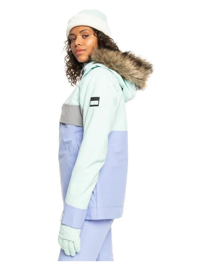 Roxy Shelter Womens Snow Jacket - Fair Aqua - 2023