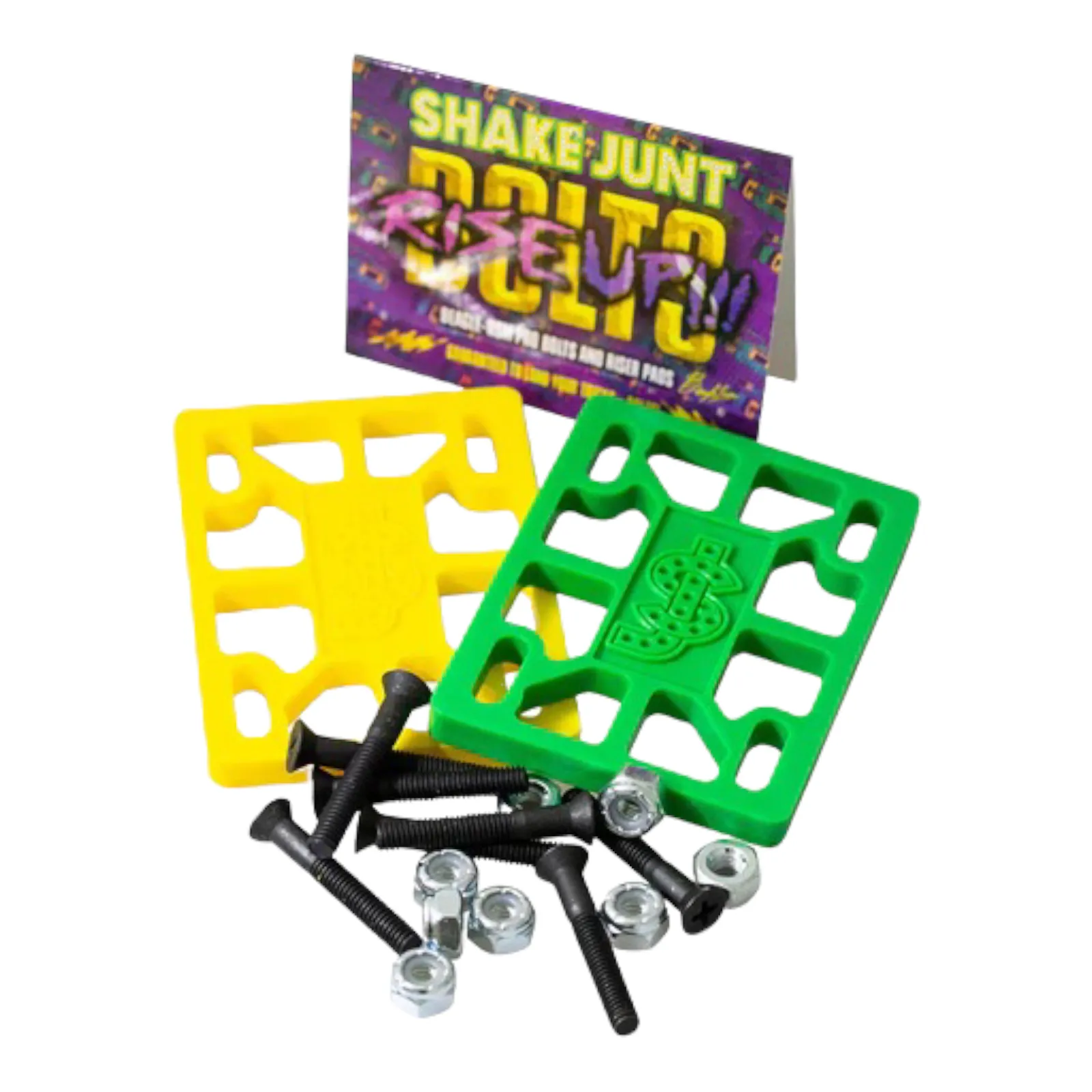 Shake Junt Beagle Rise Up 1/4" Riser Pads/Bolts Combo Set