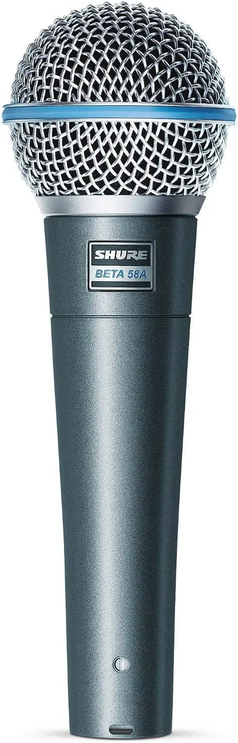 Shure Beta 58A Handheld Supercardioid Dynamic Microphone