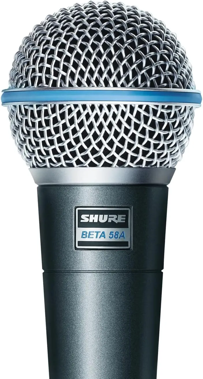 Shure Beta 58A Handheld Supercardioid Dynamic Microphone