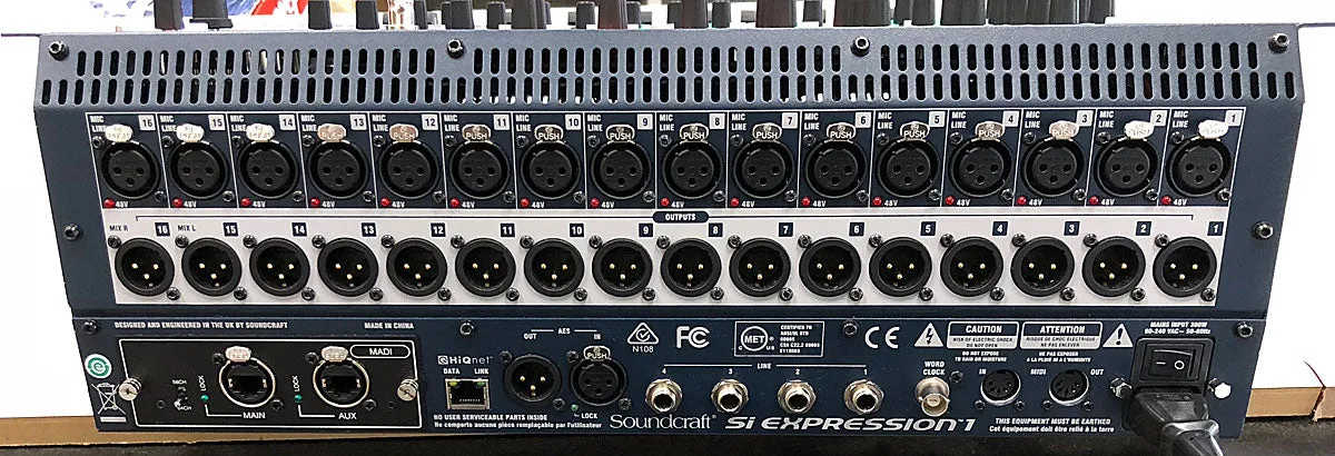 Soundcraft SI Expression 1 Digital Mixing Console with MADI Card