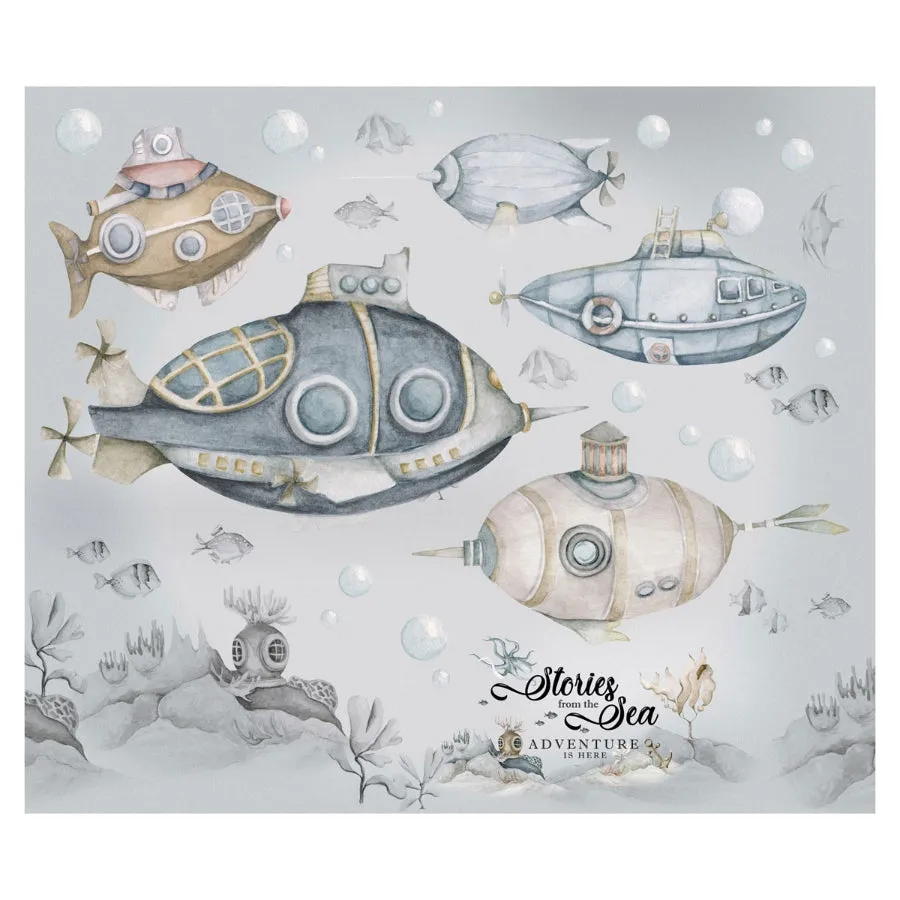 SUBMARINES Wall Sticker