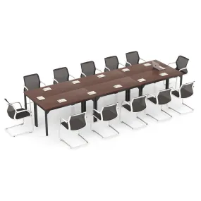 Tangkula Conference Table Set of 8/6/4/2/1