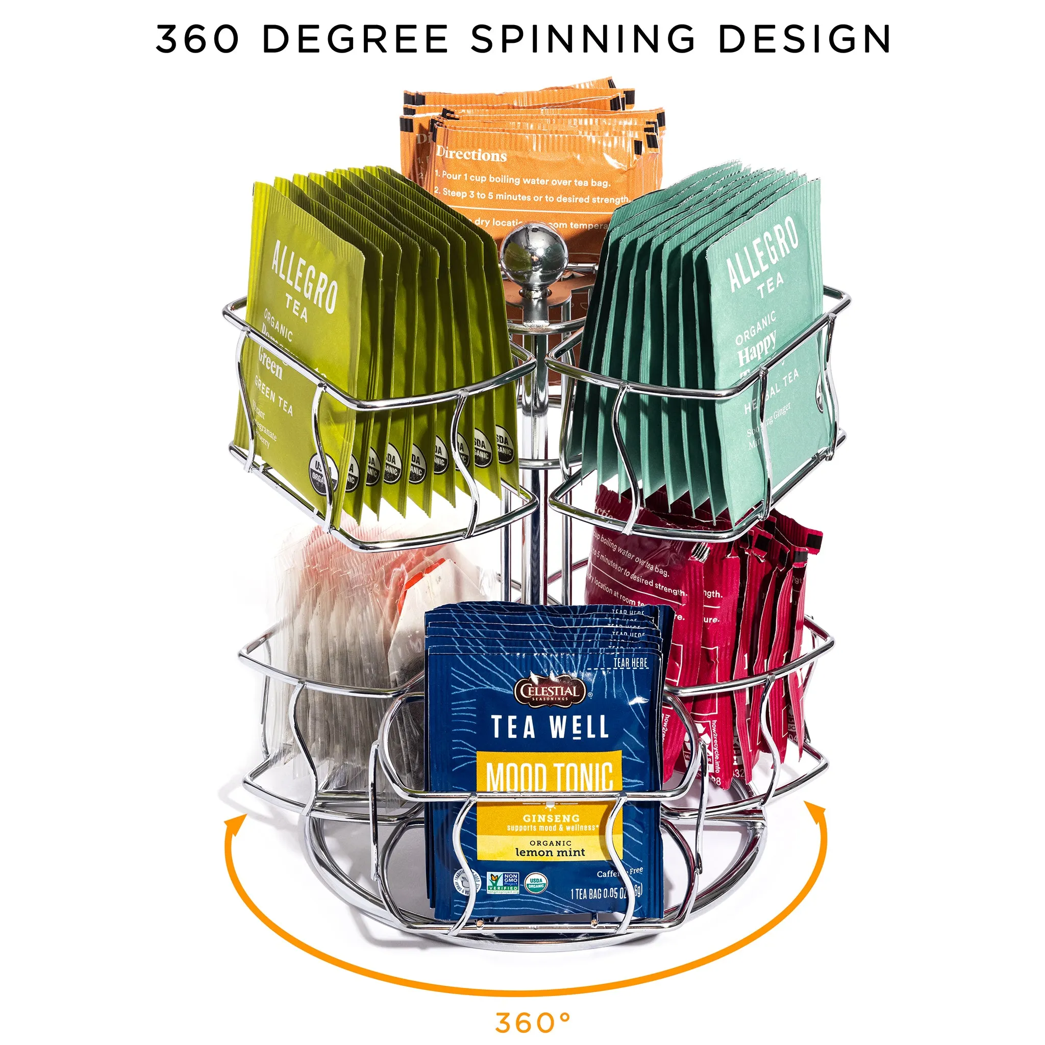 Tea Bag Spinning Carousel