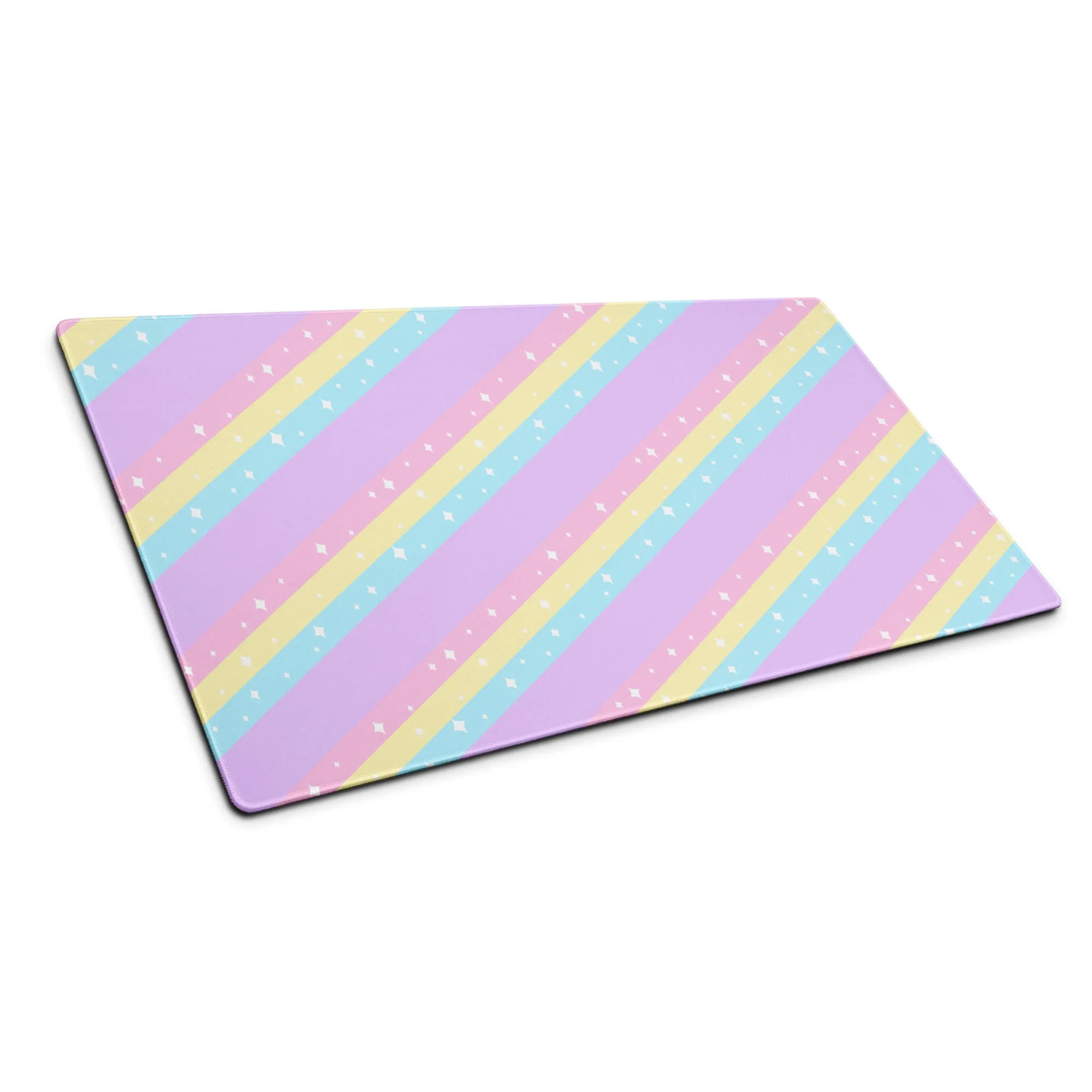 Teatime Fantasy Purple Rainbow Gaming Mouse Pad