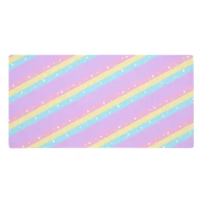 Teatime Fantasy Purple Rainbow Gaming Mouse Pad