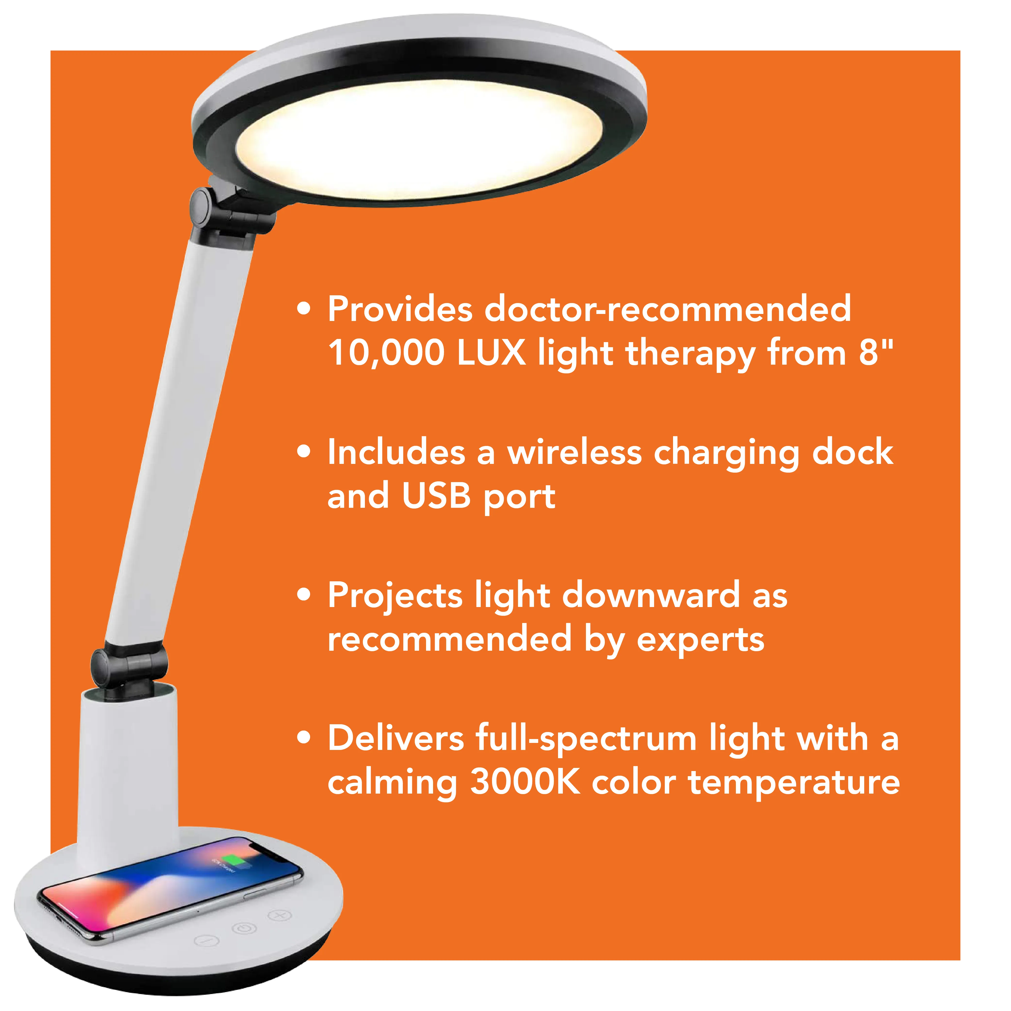 TheraLite Halo Bright Light Therapy Lamp