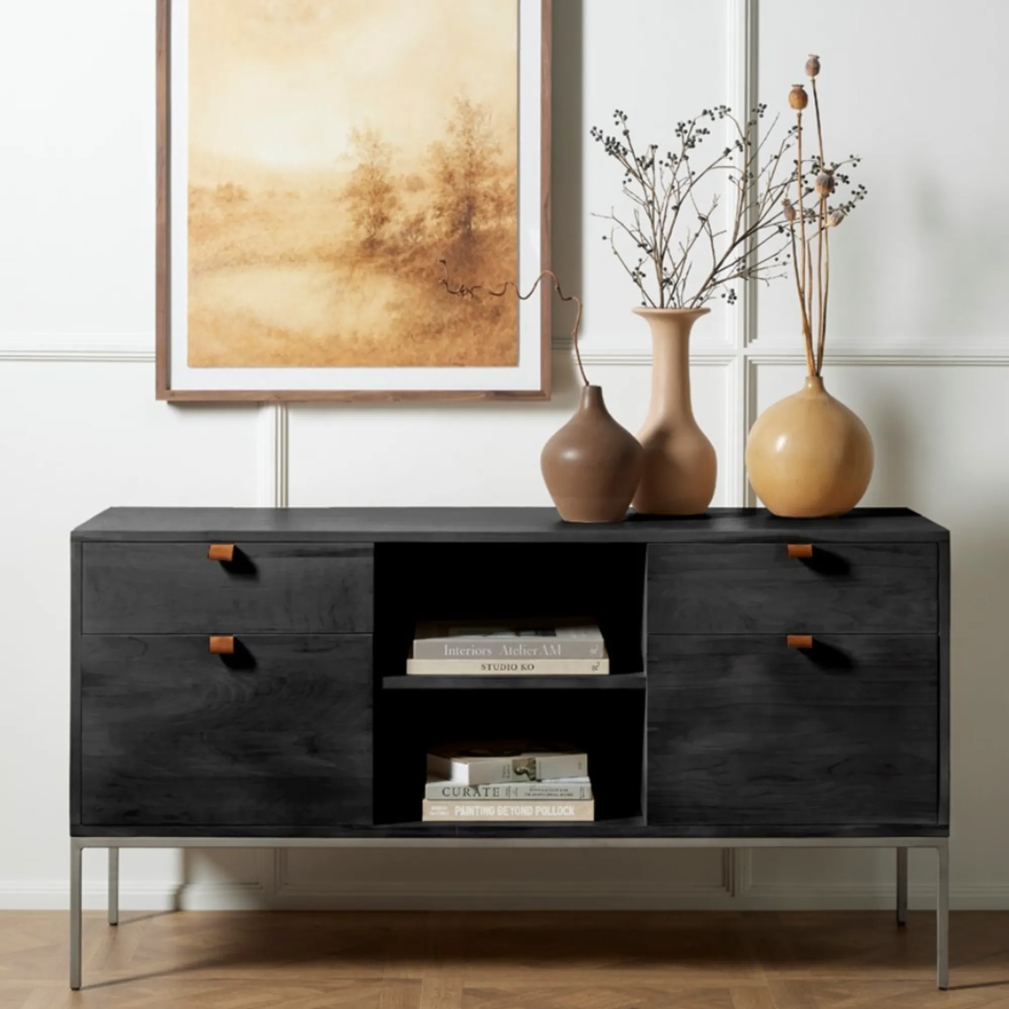 Trevor Credenza - Black Wash