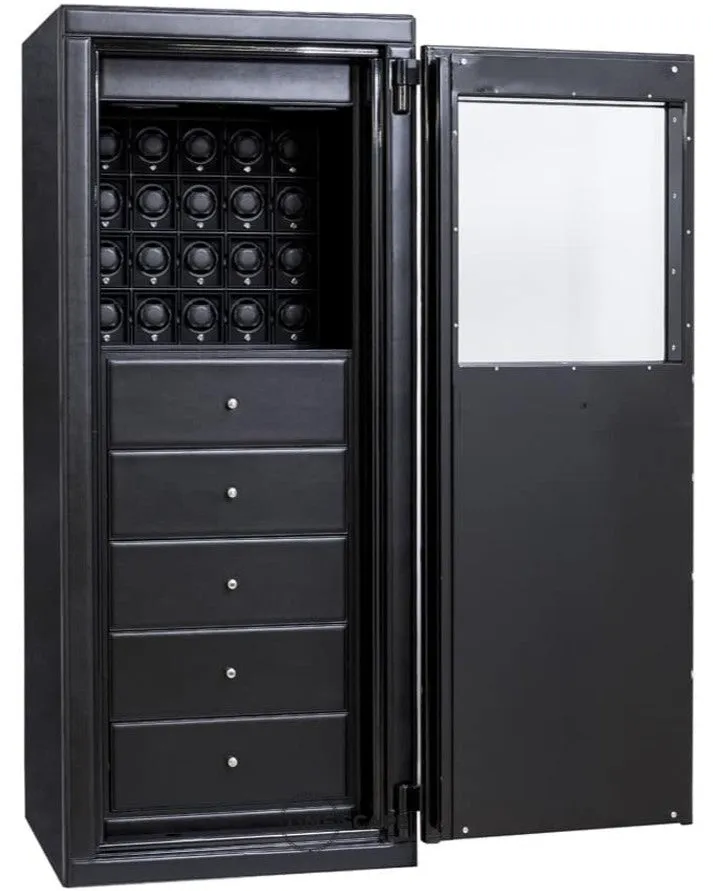 UNDERWOOD (LONDON) - Classic Leather 20-Unit Safe | UN854/BLK