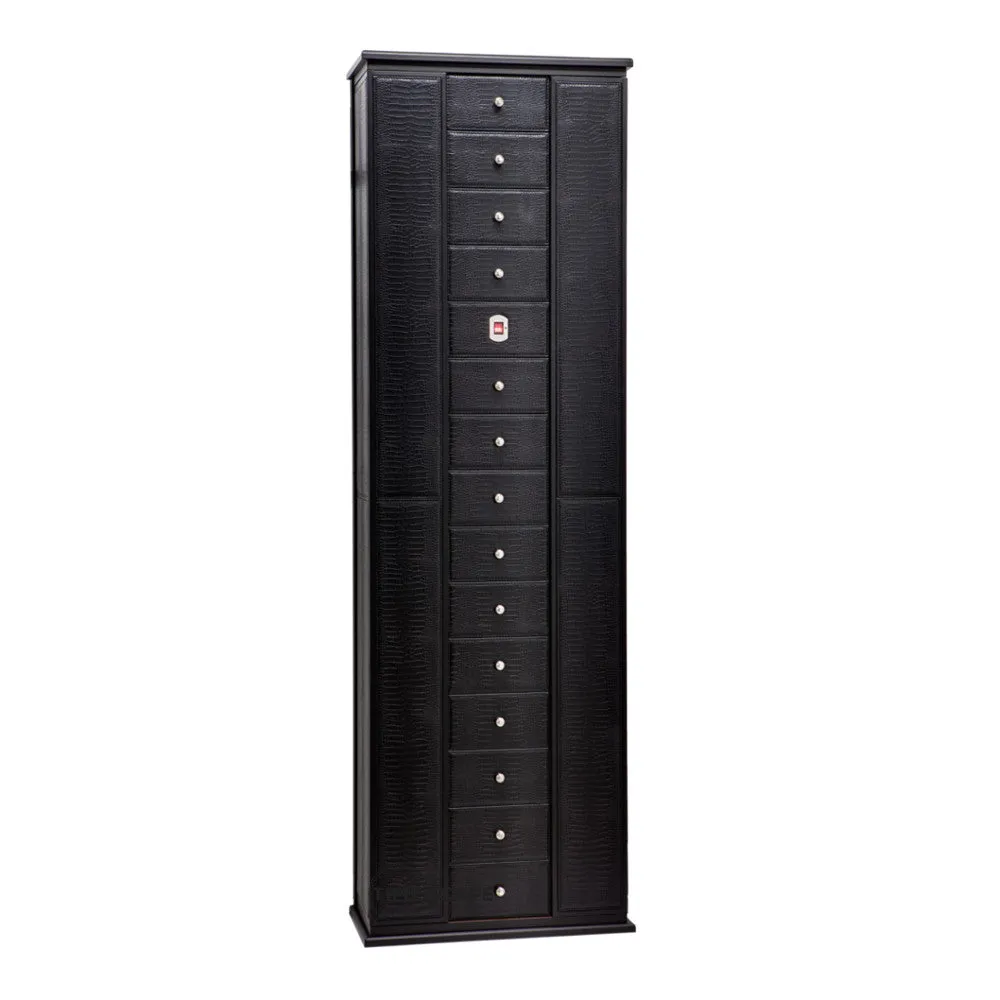 UNDERWOOD (LONDON) - Croco Biometric 60-Unit Winder Storage System | UN3228/CBLK