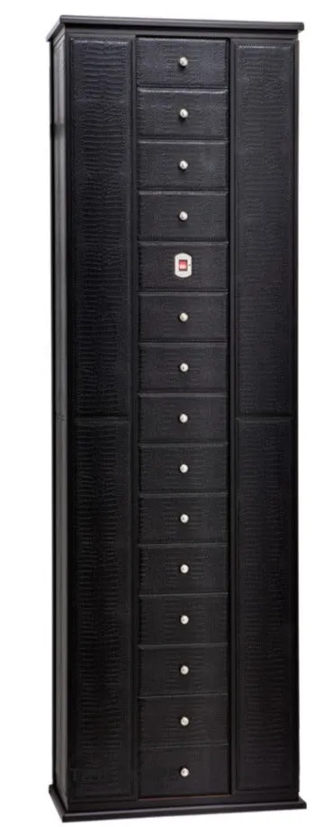 UNDERWOOD (LONDON) - Croco Biometric 60-Unit Winder Storage System | UN3228/CBLK