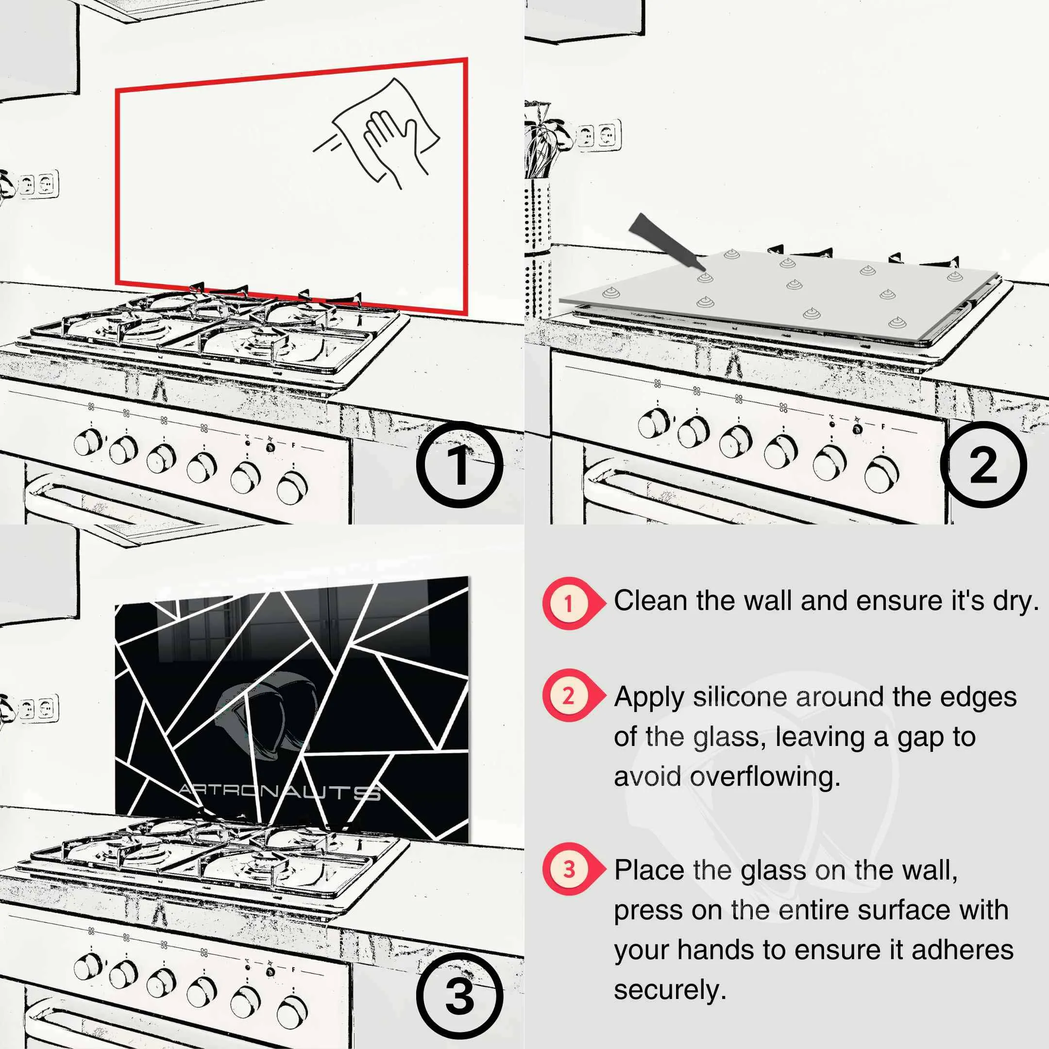 Wine Class - Glass Splashback