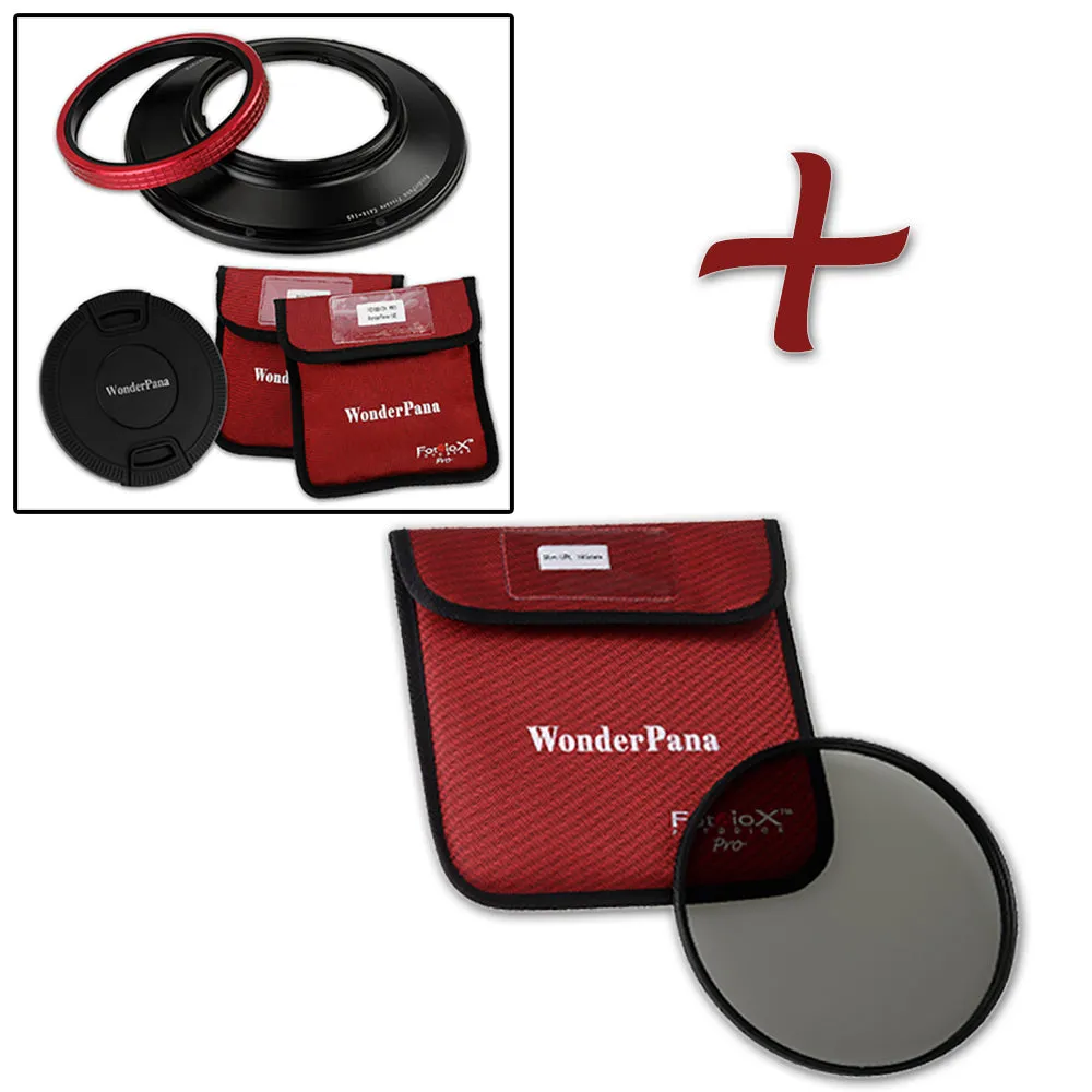 WonderPana Filter Holder for Canon 14mm Super Wide Angle EF f/2.8L II USM Lens (Full Frame 35mm) - Ultra Wide Angle Lens Filter Adapter