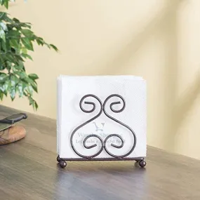 Worthy Shoppee Iron Napkin Holder for Dining Table, Tissue Paper Stand