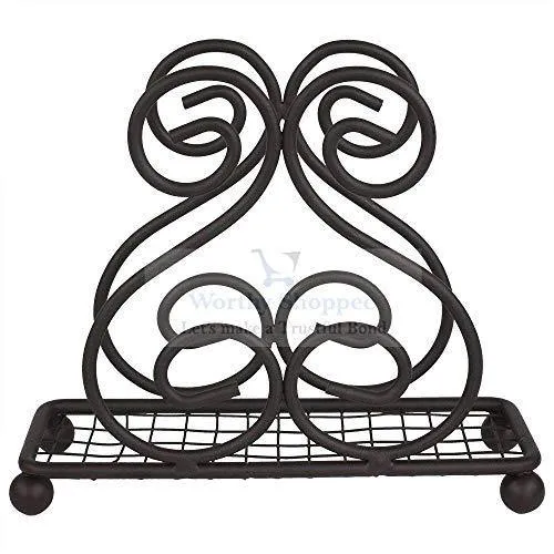 Worthy Shoppee Iron Napkin Holder for Dining Table, Tissue Paper Stand