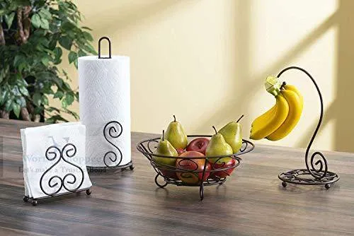 Worthy Shoppee Iron Napkin Holder for Dining Table, Tissue Paper Stand