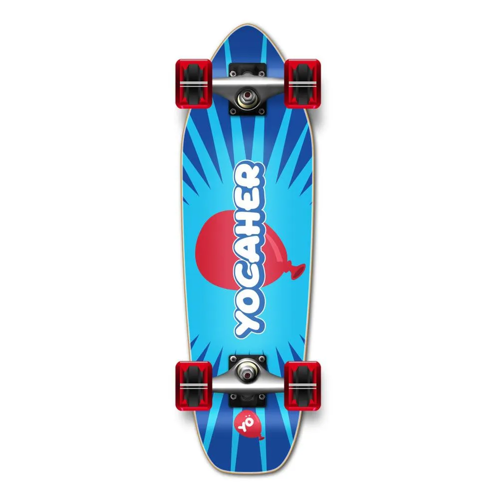 Yocaher Complete Mini Cruiser Skateboard Longboard  - CANDY Series - Pop