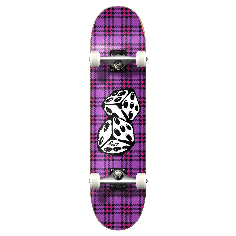 Yocaher Graphic Complete 7.75" Skateboard - Dice